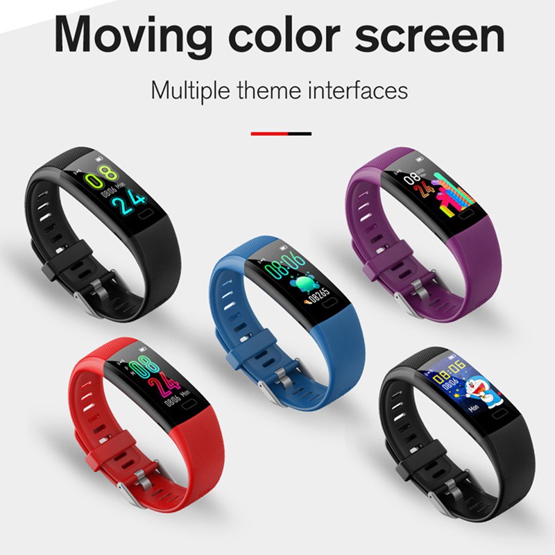 Vòng đeo tay thông minh Fitness Tracker Theo dõi Sức khỏe Nhịp tim Huyết áp Không thấm nước Vòng đeo tay thông minh dành cho nam Nữ Berjalan BSW38