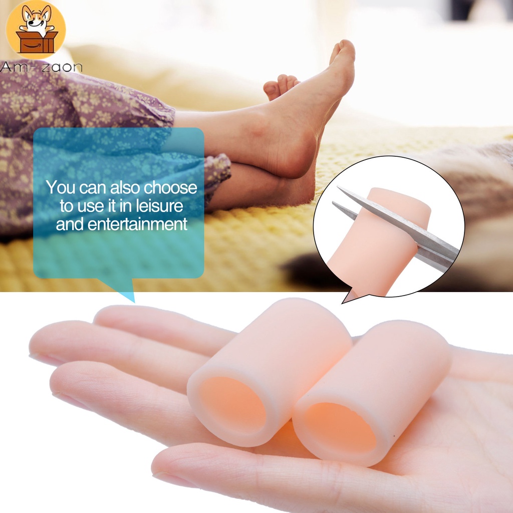 Bộ 2 Miếng Gel Bảo Vệ Ngón Chân Trong Suốt Tiện Lợi