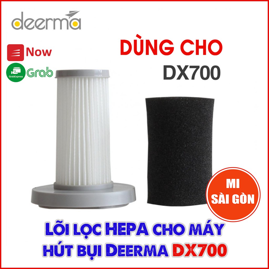 [Mã ELORDER5 giảm 10K đơn 20K] Lõi lọc Hepa thay thế cho máy hút bụi Deerma DX700/DX700S.