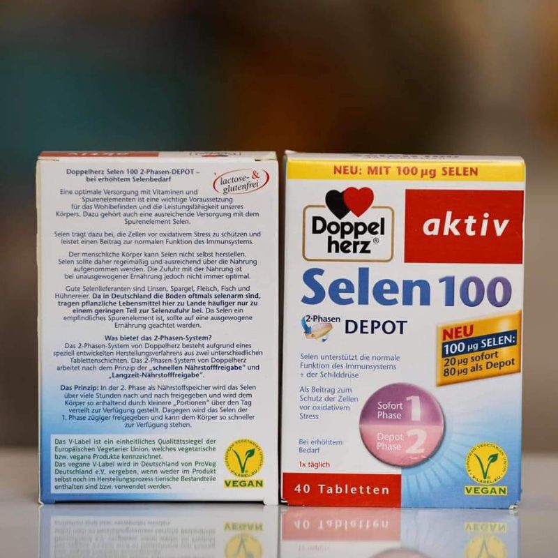 Bill kèm Selen 100 dopp hàng Đức