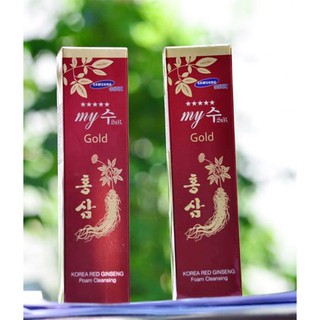 Sữa Rửa Mặt Hàn Quốc Sâm Đỏ My Gold Gingseng