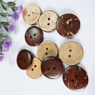 NÚT DỪA SIZE 2CM 2.2CM V086 V092 - BELLA BUTTON GARMENT ACCESSORIES