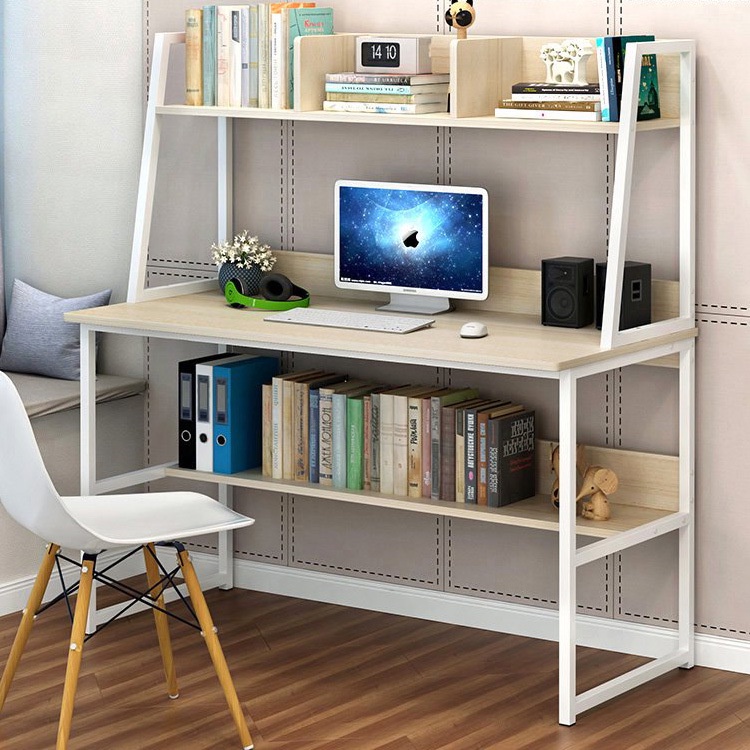 Bàn Làm Việc, Học Tập Cao Cấp đầy đủ Phụ Kiện, bàn học khung sắt sơn tĩnh điện chắc chắn
