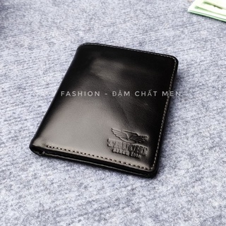 ví da nam cao cấp [hàng VNXK] ví đứng da bò pullup nâu đỏ