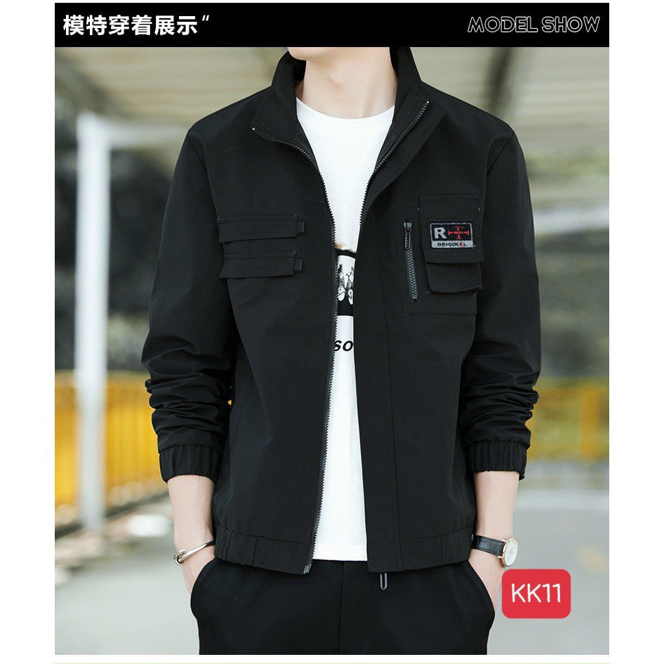 Áo Khoác KaKi Nam 2 Lớp Cao Cấp - Áo Khoác Nam Thời Trang Phố Phong Cách Trẻ Trung | BigBuy360 - bigbuy360.vn