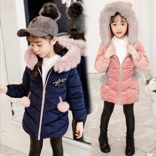 Áo Phao Bé Gái 8 Tuổi Trở Lên Chất Đẹp Hàng Xịn - Áo Khoác Bé Gái Mùa Đông 2019