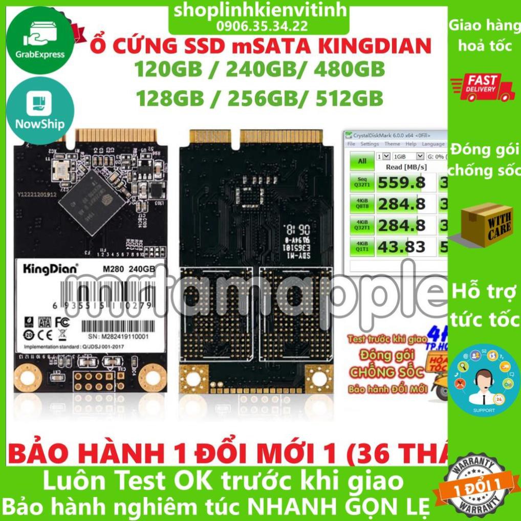 Ổ CỨNG SSD MSATA 3 KINGDIAN M280 (128GB/ 240GB/ 256GB/ 512GB) TỐC ĐỘ CAO
