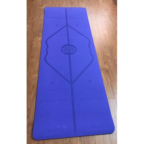 Thảm Tập Yoga Gym Định Tuyến TPE dầy 8mm 1 lớp Cao Cấp LOẠI 1 - Tặng Kèm TÚI
