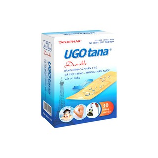 Hộp 30 Miếng Băng Dính Cá Nhân Y Tế Ugotana Đã Tiệt Trùng