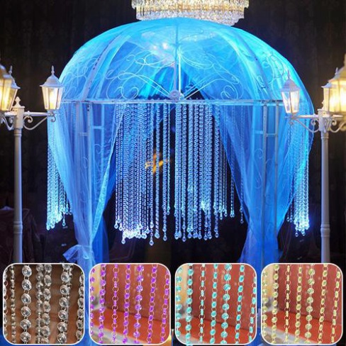 Chuỗi hạt tinh thể acrylic trang trí nhà cửa