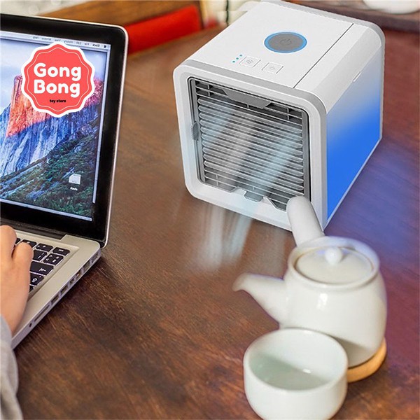 Điều hòa hơi nước mini, quạt điều hòa để bàn, máy lạnh mini siêu mát GongBong Store
