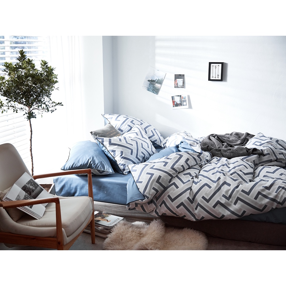 Bộ drap, áo gối kèm mền Jun Store Rina kích thước 160x200cm (nhiều màu sắc)