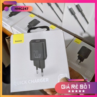Bộ sạc cáp baseus pd 20w cho iphone