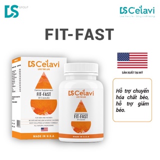 (Date T6.2023) Viên Uống Hỗ Trợ Tăng Cơ Giảm Mỡ DS C'elavi Fit-fast Dành Cho Người Thường Xuyên Tập Luyện Thể Thao