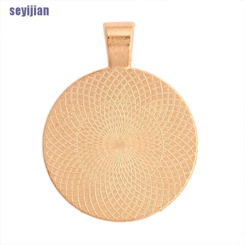 Set 80 Mặt Dây Chuyền Tròn Bằng Thủy Tinh Cabochon 8 Màu Sắc Làm Trang Sức Thủ Công