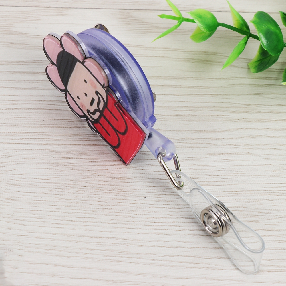 Dây đeo thẻ mini có kẹp cho học sinh/bác sĩ/y tá