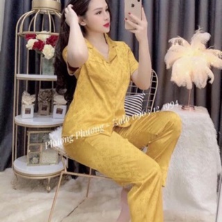 Bộ lụa gấm cộc dài
