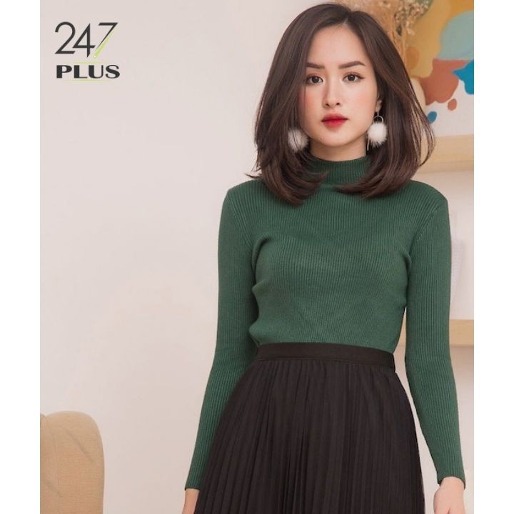 Áo len tăm dài tay cổ 3 phân | BigBuy360 - bigbuy360.vn