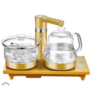 Bộ đun nước điện tự động pha trà thủy tinh