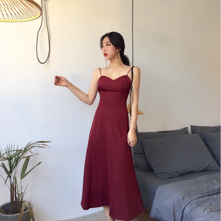 Váy hở lưng đan dây sexy | BigBuy360 - bigbuy360.vn