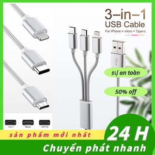 Dây cáp sạc 3 trong 1 cho điện thoại android mobile
