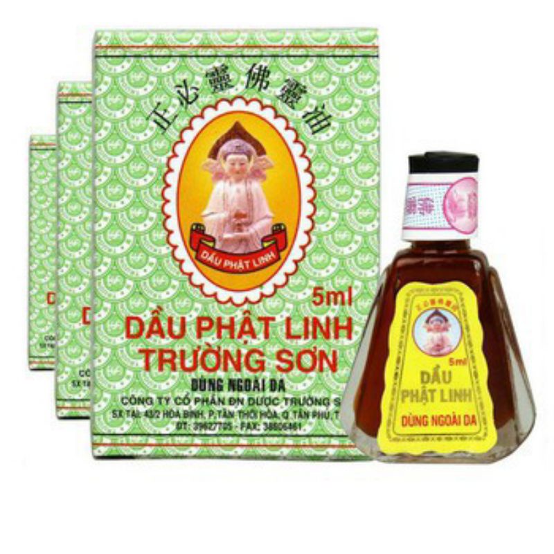 Dầu phật linh chai 1,5ml &amp; 5ml