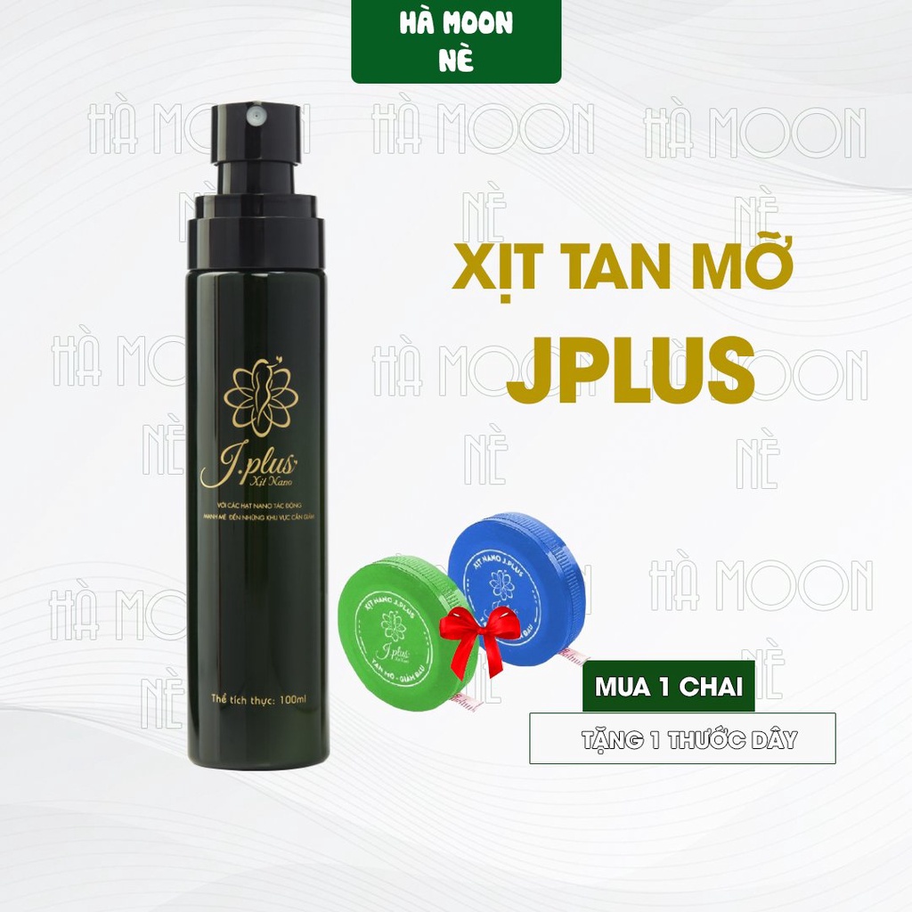[CHÍNH HÃNG] Xịt Tan Mỡ Nano Jplus Jasmine - Tiêu Diệt Mỡ Thừa Được Cam Kết Bởi Đan Trường