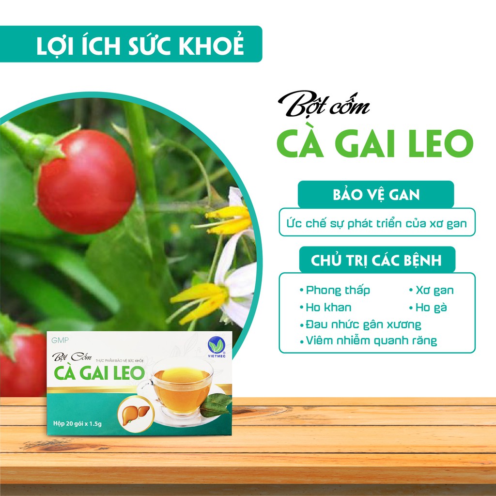 Gói Lẻ Trà Thảo Dược Bột Cốm Cà Gai Leo-Thực Phẩm Bảo Vệ Sức Khoẻ-Thanh Lọc Cơ Thể, Hỗ Trợ Giải Độc Gan, Tăng Cường Gan | BigBuy360 - bigbuy360.vn