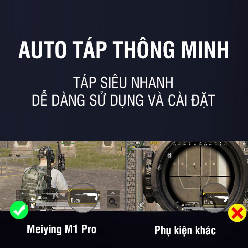 Meiying M1 Pro - bộ chuyển đổi bàn phím chuột chơi PUBG Mobile, Free Fire, COD hỗ trợ cả chip MediaTek