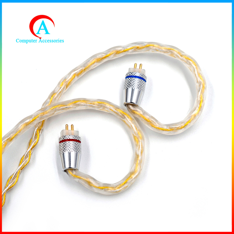 Replacement OCC Cable Cord Line Wire for KZ-ZST/ ZS10 / ES4 / ZSR HIFI Earphone