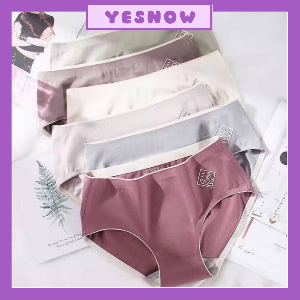 Quần lót nữ O2 Cotton Ép Không Đường May
