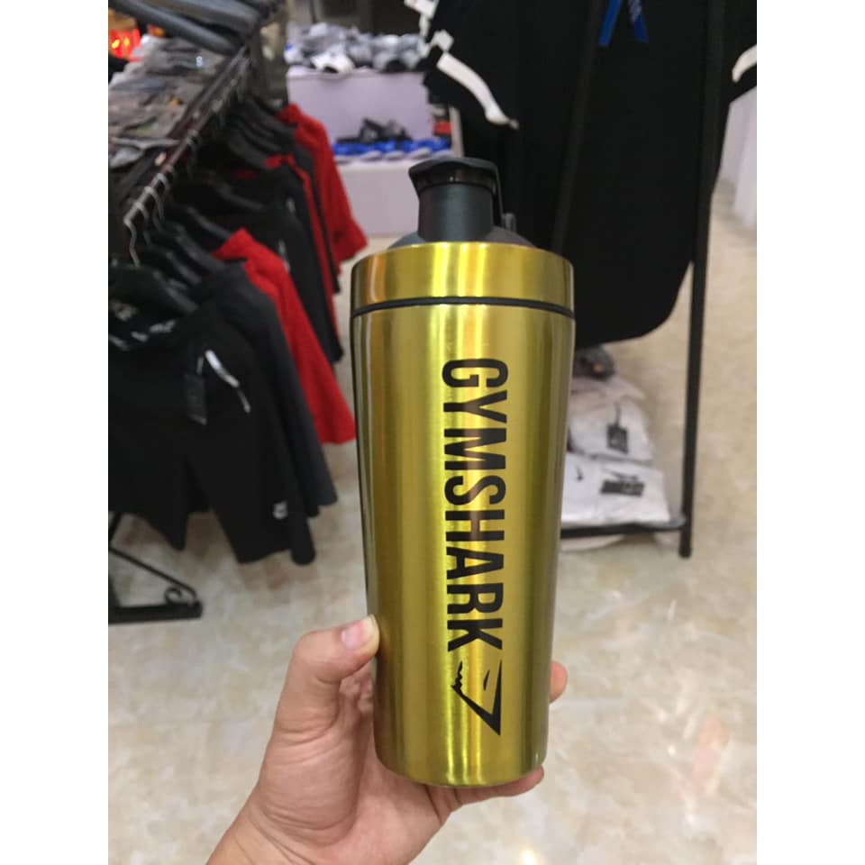 🎈🎈🎈 BÌNH LẮC GYM SHARK INOX 💥💥💥 - 850ML [ INOX 304 CAO CẤP ]