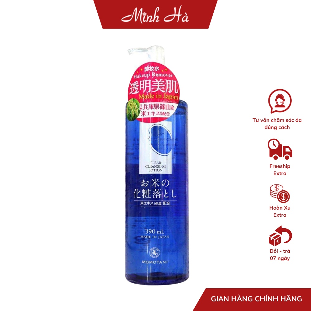 Nước tẩy trang MOMOTANI White Moisture Clear Cleasing Lotion 390ml - Minh Hà Official