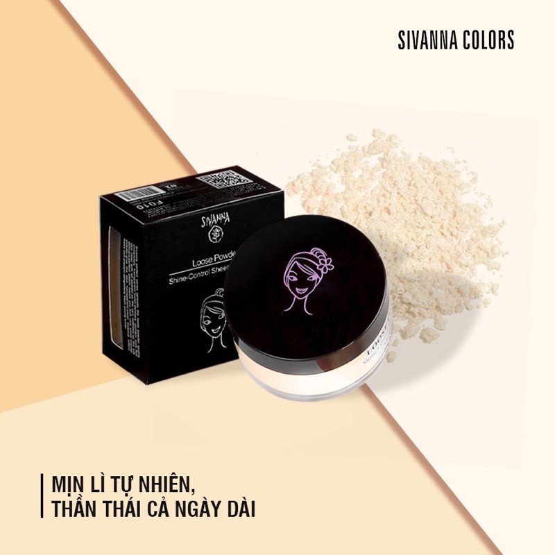 Phấn phủ SIVANNA kiềm dầu Loose Powder