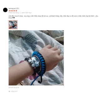 (Cuộn 2,5m) Dây paracord 9 lõi 4mm tròn