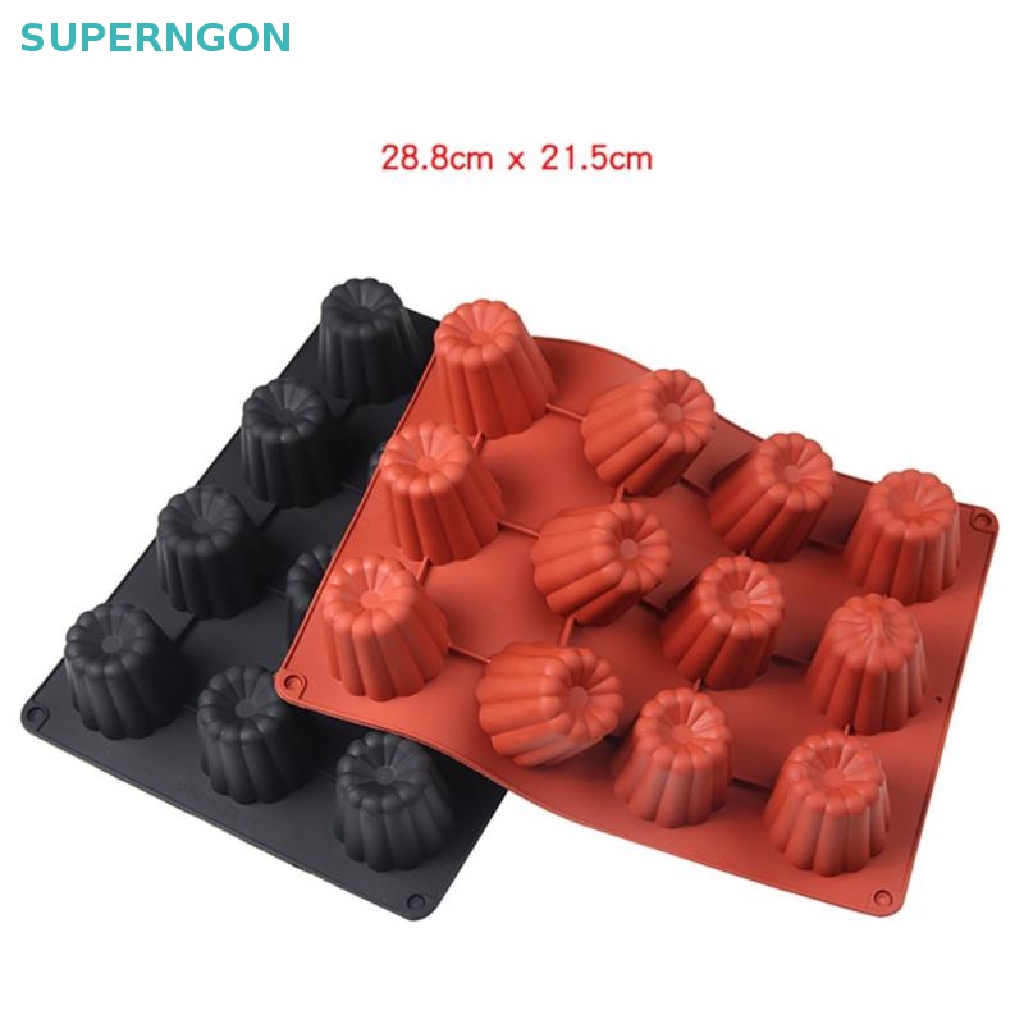 Khuôn Silicone 12 Ngăn Chuyên Dụng Cho Làm Bánh