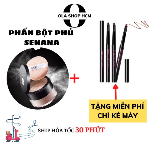 Phấn phủ che khuyết kiềm dầu tốt Senana