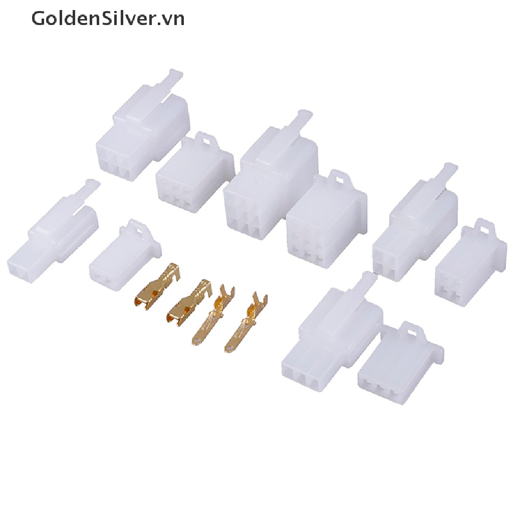 Bộ 5 Đầu Nối Dây Điện 2.8mm 2 3 4 6 9 Pin Chuyên Dụng Cho Xe Hơi