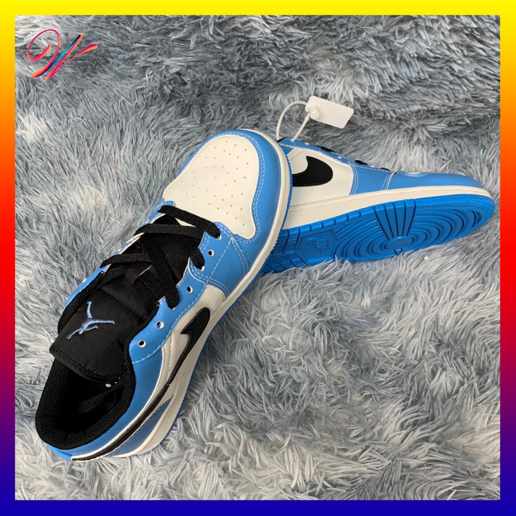[HOT TREND] Giày sneaker Jocdann xanh dương cổ thấp full size nam nữ