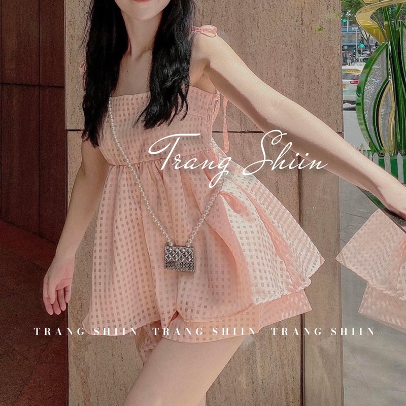 SÉT ÁO 2S LỖ LƯỚI + QUẦN SHORT 3M