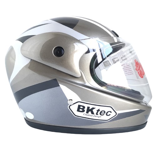 Nón bảo hiểm fullface kính trong suốt - Hàng chính hãng BKtec - BK30 - Vòng đầu 57-59m - Bảo hành 12 tháng