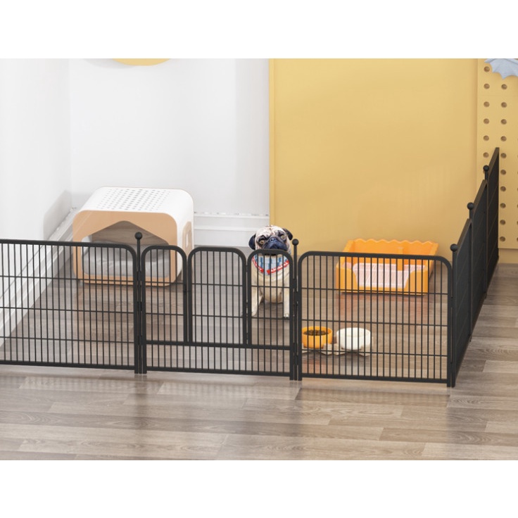 Quây nan ống ghép chuồng chó mèo 2 kích thước