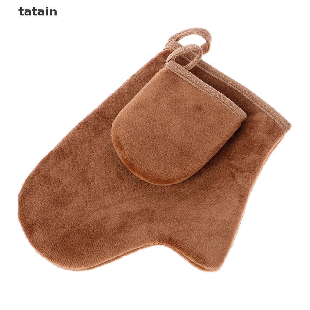 [TAT] Brown Body Self Fake Tan Applicator Tanning Gloves Glove Self Tanner CVX