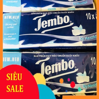 KHĂN GIẤY BỎ TÚI JEMBO  10 gói bịch