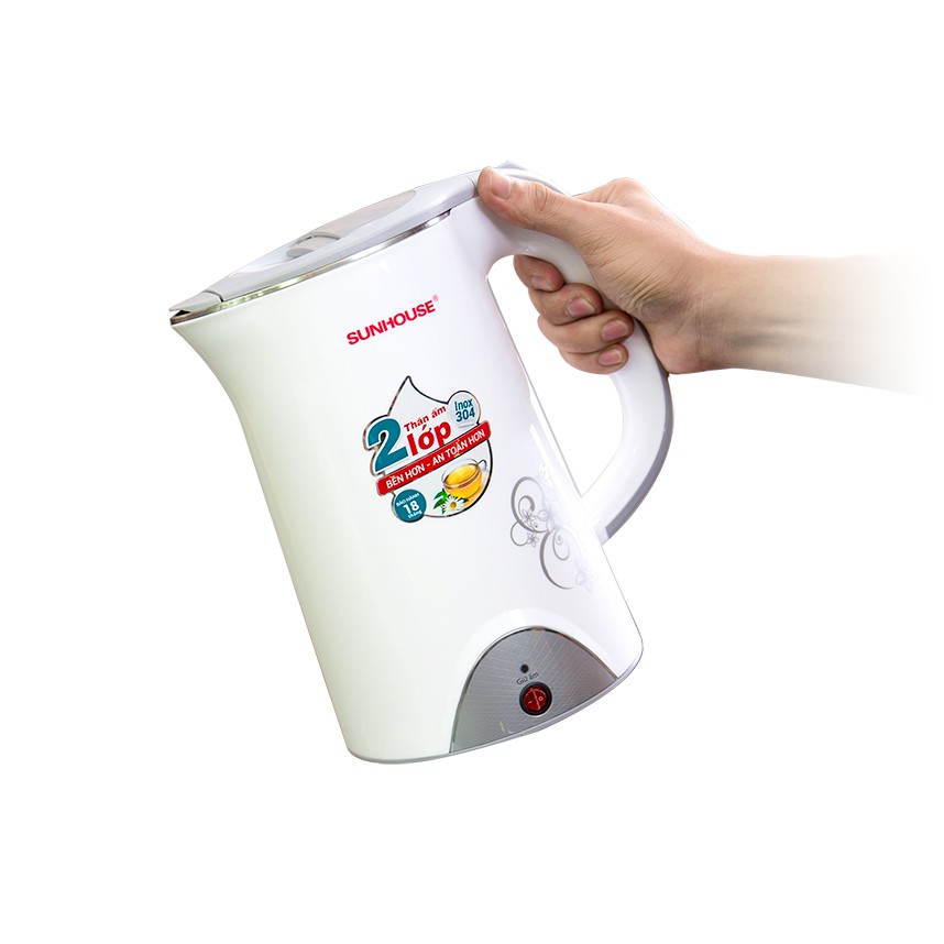 ẤM SIÊU TỐC INOX SUNHOUSE SHD1388W