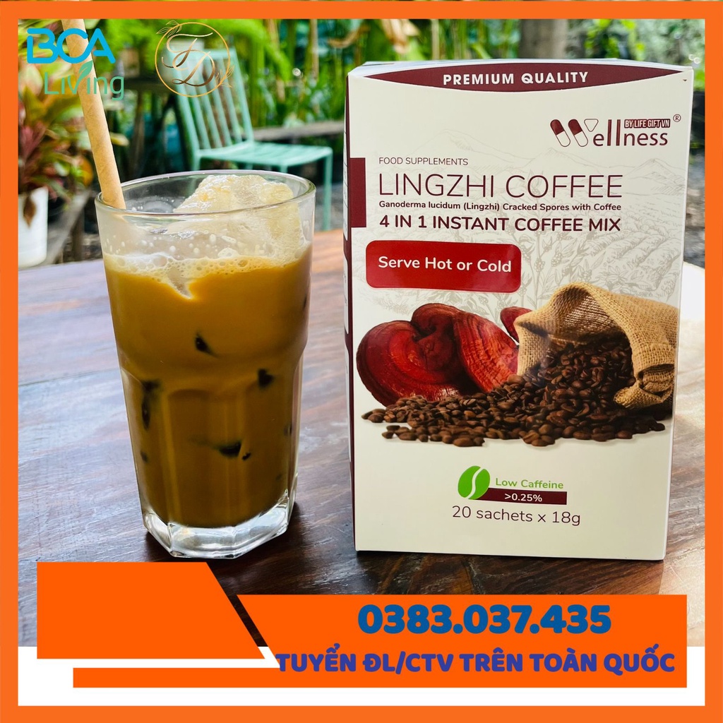 Cà phê sức khỏe, sắc đẹp Lingzhi Coffee - cà phê linh chi