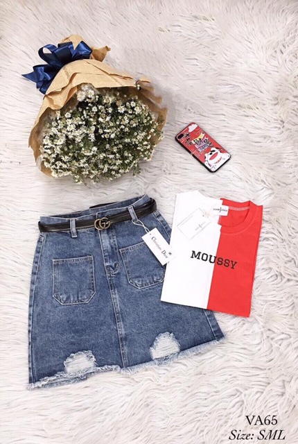 Chân váy bò nữ rách | BigBuy360 - bigbuy360.vn