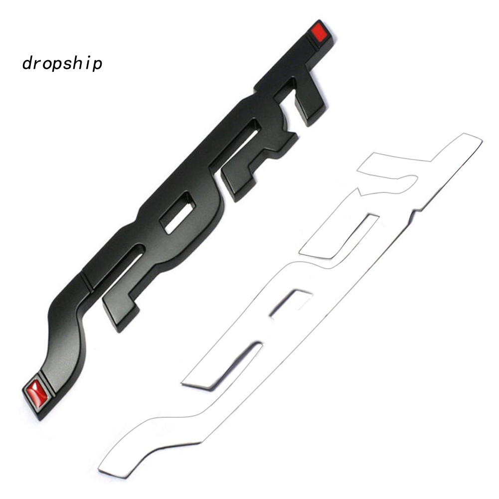 Miếng dán xe trang trí chữ SPORT hiệu ứng 3d