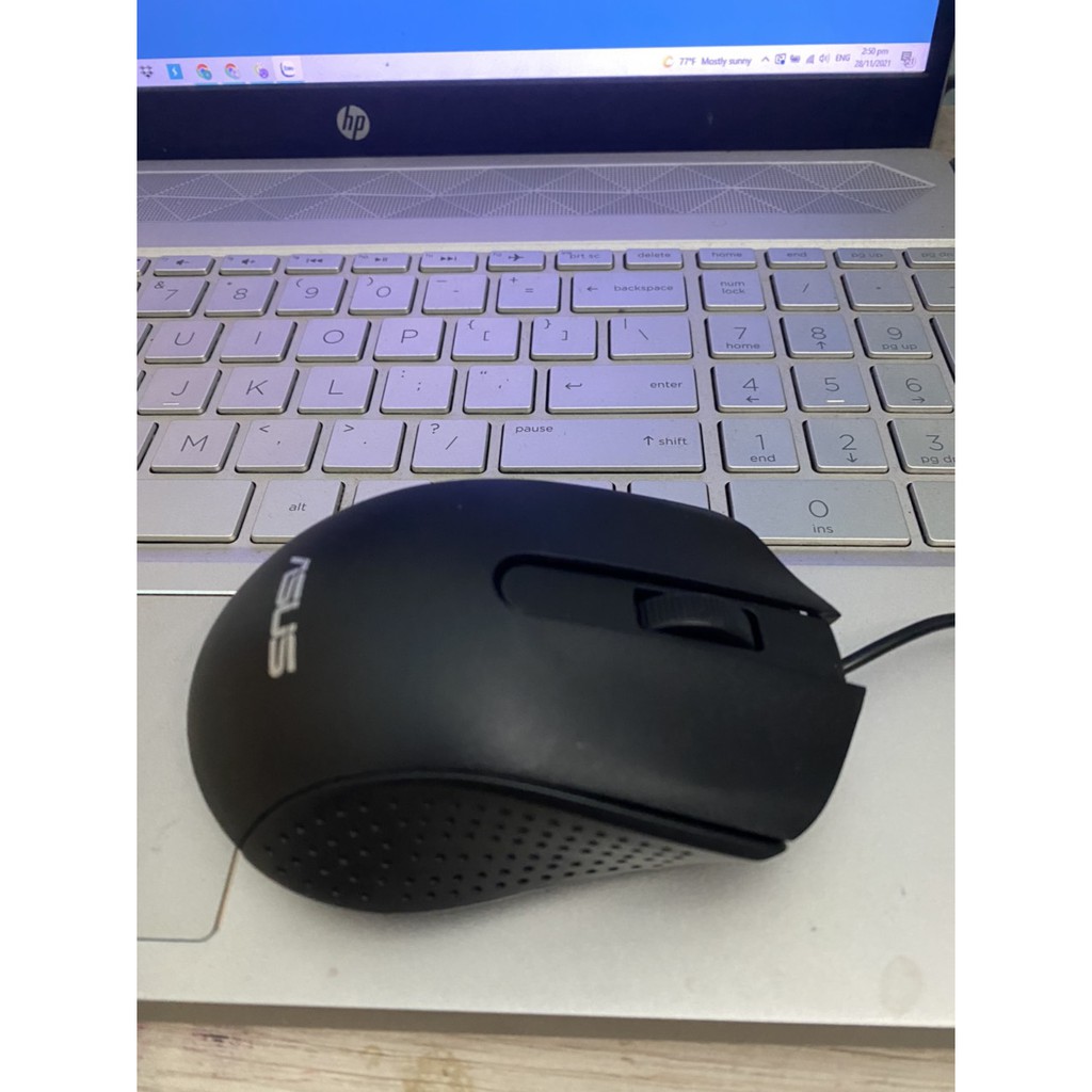 Chuột máy tính ASUS Model RMB99, dây cắm USB, bề mặt chống bám mồ hôi