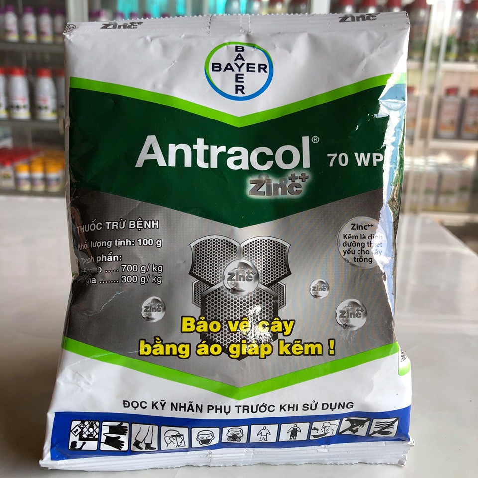 Thuốc trừ bênh antracol 70 WG